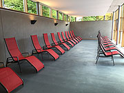 Ruhebereich in der Sauna des Cosimawellenbads (©Foto:Martin Schmitz)